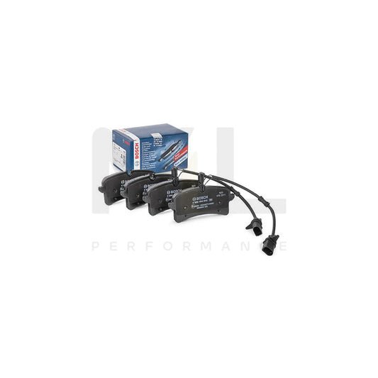 Bosch 0986494842 Brake Pad Set Incl. Wear Warning Contact, With Anti-Squeak Plate