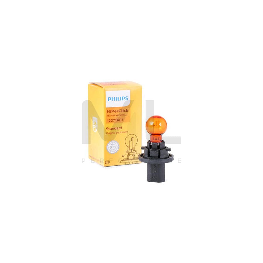 PHILIPS 12271AC1 Bulb, indicator Yellow 12V 16W, PCY16W, PU20d/2
