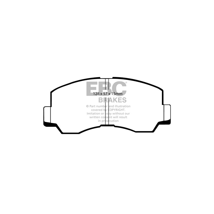 EBC DP667 Mitsubishi Ultimax Front Brake Pads 2 | ML Performance UK Car Parts