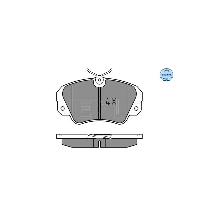 Meyle 025 213 6819 Brake Pad Set