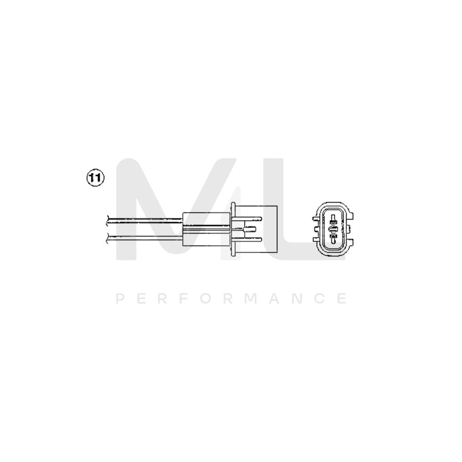 NTK Lambda Sensor / O2 Sensor (NGK 0121) - OZA428-E3 | ML Car Parts UK | ML Performance