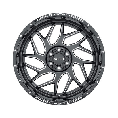 Weld W11702098475 Fulcrum W117 Wheel 20x12 6x135 ET-44 BS4.75 Gloss Black MIL