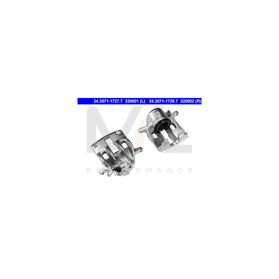 ATE 24.3571-1727.7 Brake Caliper for PEUGEOT 607 Saloon without holder