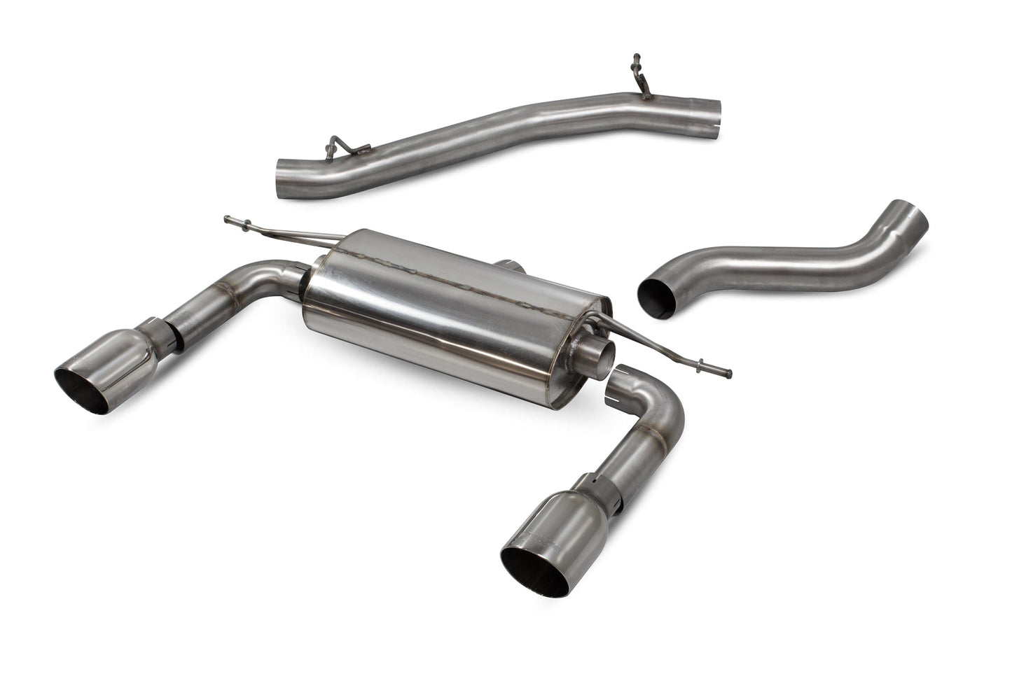 Scorpion SAUS086 Audi TT MK3 Non-Resonated Cat-Back System With No Valves | ML Performance UK UK