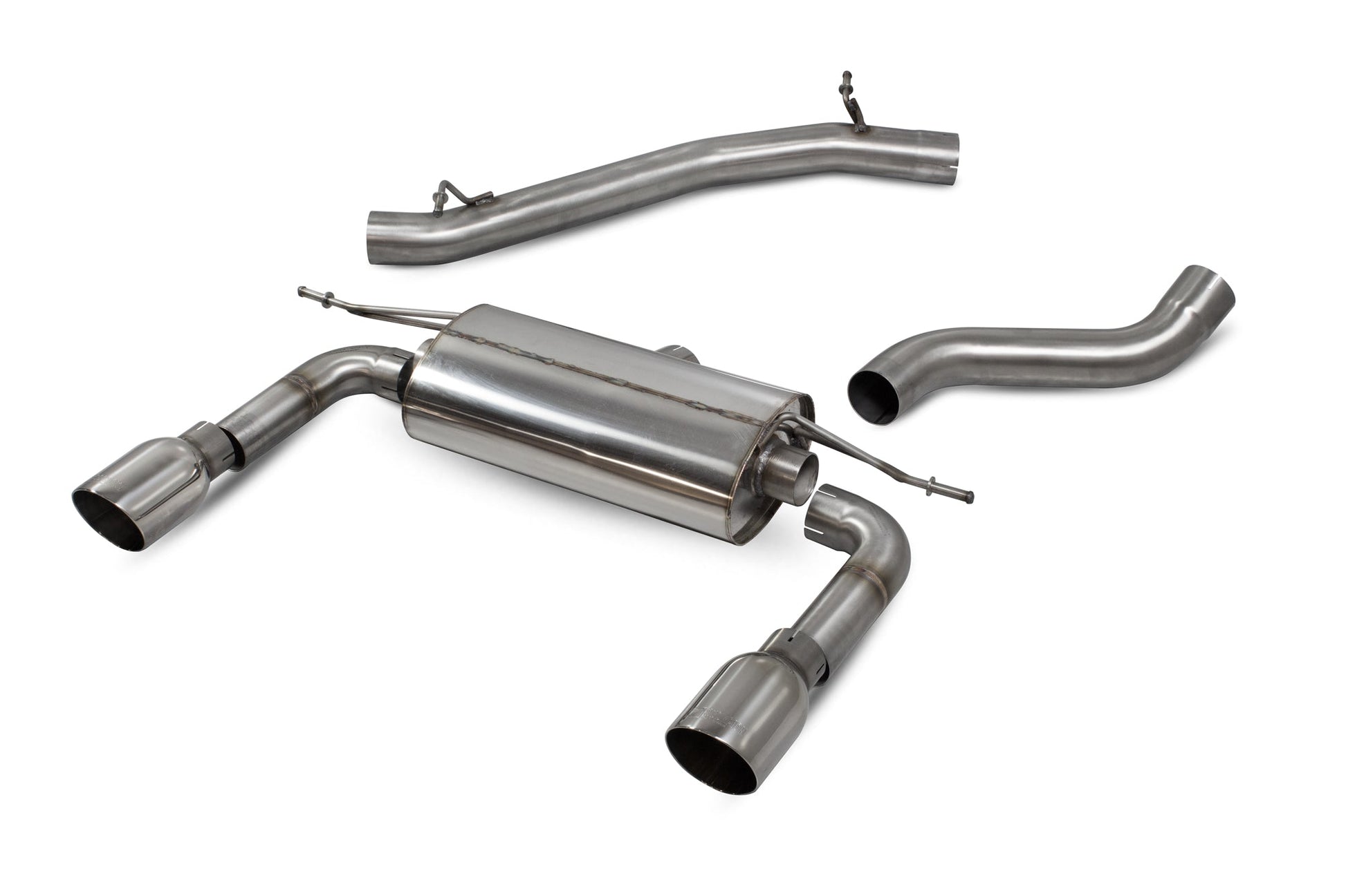 Scorpion SAUS086 Audi TT MK3 Non-Resonated Cat-Back System With No Valves | ML Performance UK UK