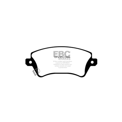 EBC PD08KF486 Toyota Corolla Yellowstuff Front Brake Pad & USR Disc K 2 | ML Performance UK Car Parts