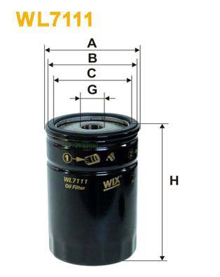 WIX Filters WL7111 Oil Filter