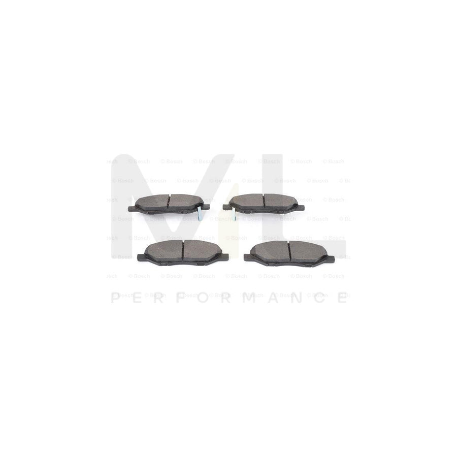 Bosch 0986494867 Brake Pad Set For Nissan Tiida With Acoustic Wear Warning, With Anti-Squeak Plate BP2041 | ML Performance Car Parts