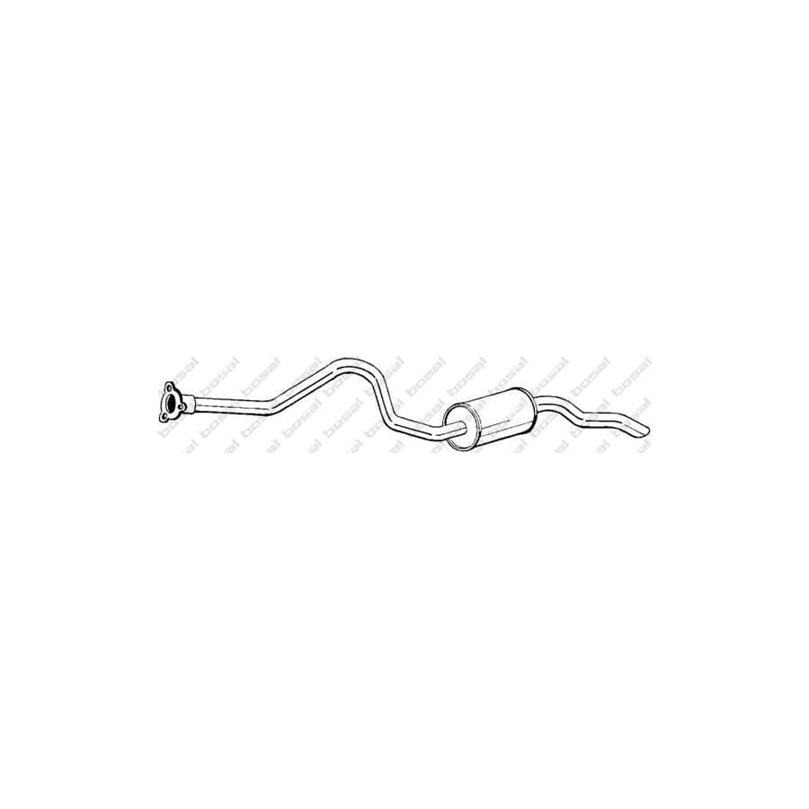 Bosal 284-359 Rear Silencer for Land Rover 110/127 (Ldh)