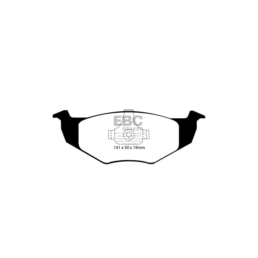 EBC PD11KF077 VW Mk3 Greenstuff Front Brake Pad & GD Disc Kit 2 | ML Performance UK Car Parts