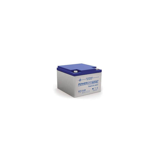 Power Sonic DCG12-26 Deep Cycle GEL Battery 26Ah