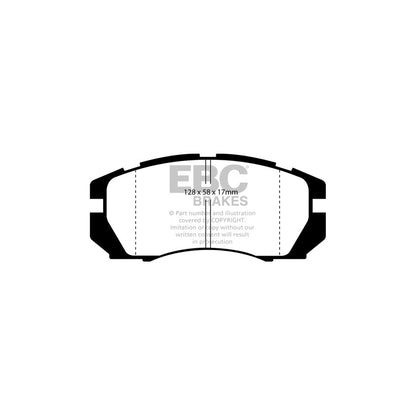 EBC DP9966 Subaru Orangestuff Front Brake Pads  (Inc. Impreza & Legacy) 2 | ML Performance UK Car Parts