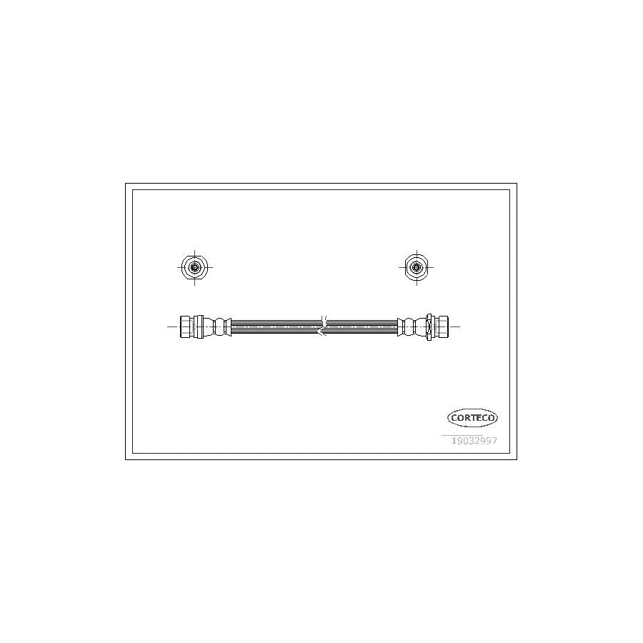 Corteco 19032997 Brake Hose