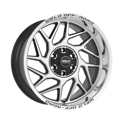 Weld W11800098475-P2 Fulcrum W118 Wheel 20x10 6x139.7 ET-18 BS4.75 Gloss Black MACH