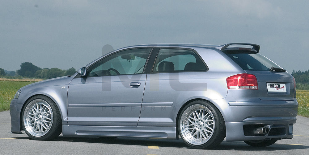 Rieger 00056714 Audi 8P A3 Side Skirt 2 | ML Performance UK Car Parts