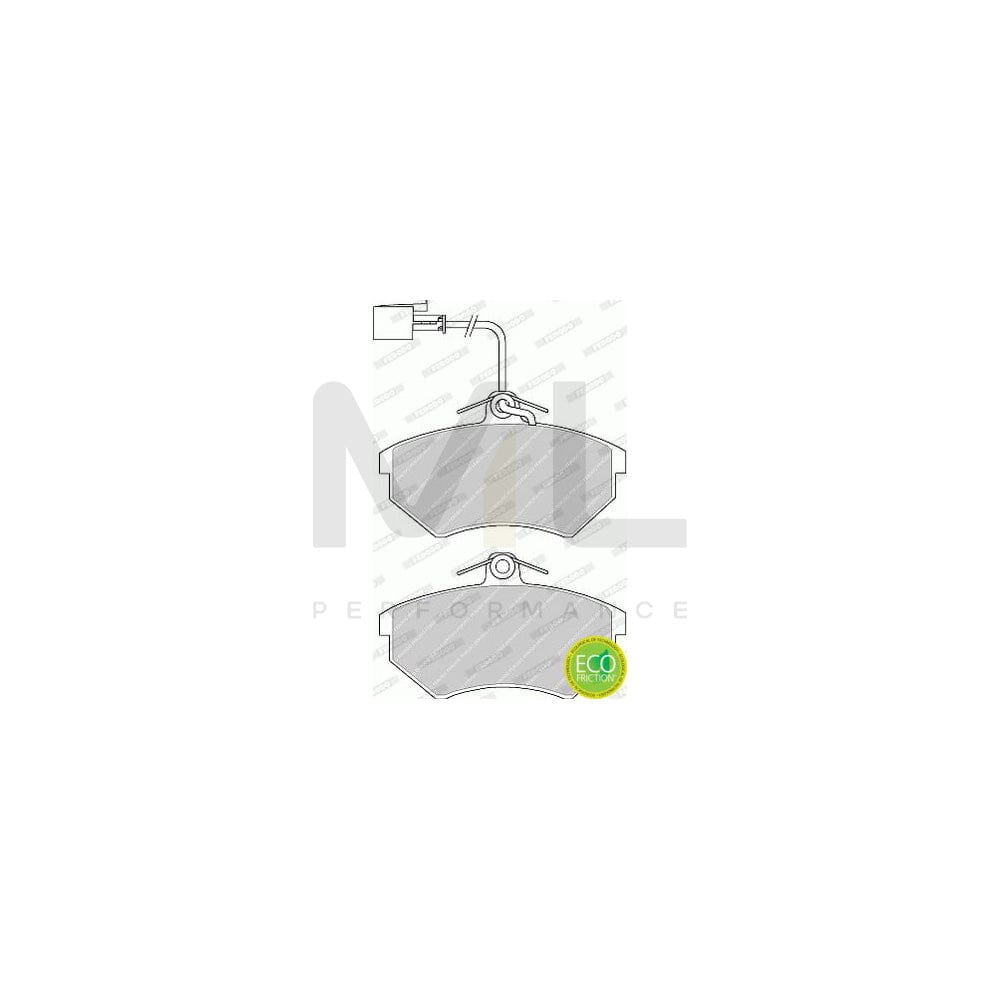 Ferodo Premier Eco Friction FDB907 Brake Pad Set Not Prepared for Wear Indicator