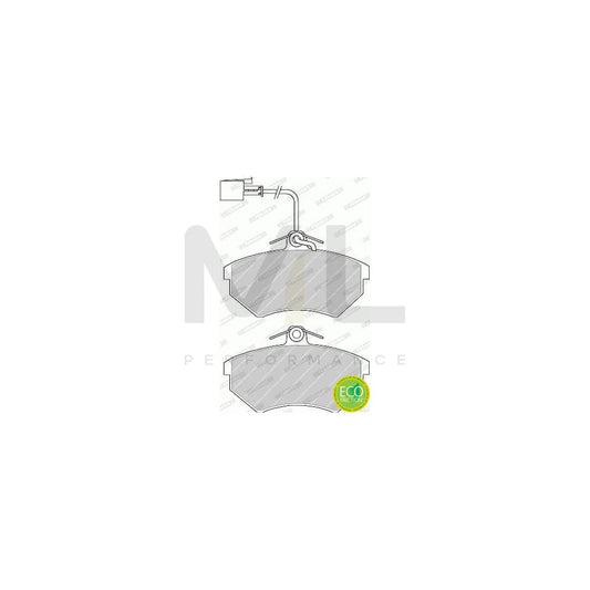 Ferodo Premier Eco Friction FDB907 Brake Pad Set Not Prepared for Wear Indicator