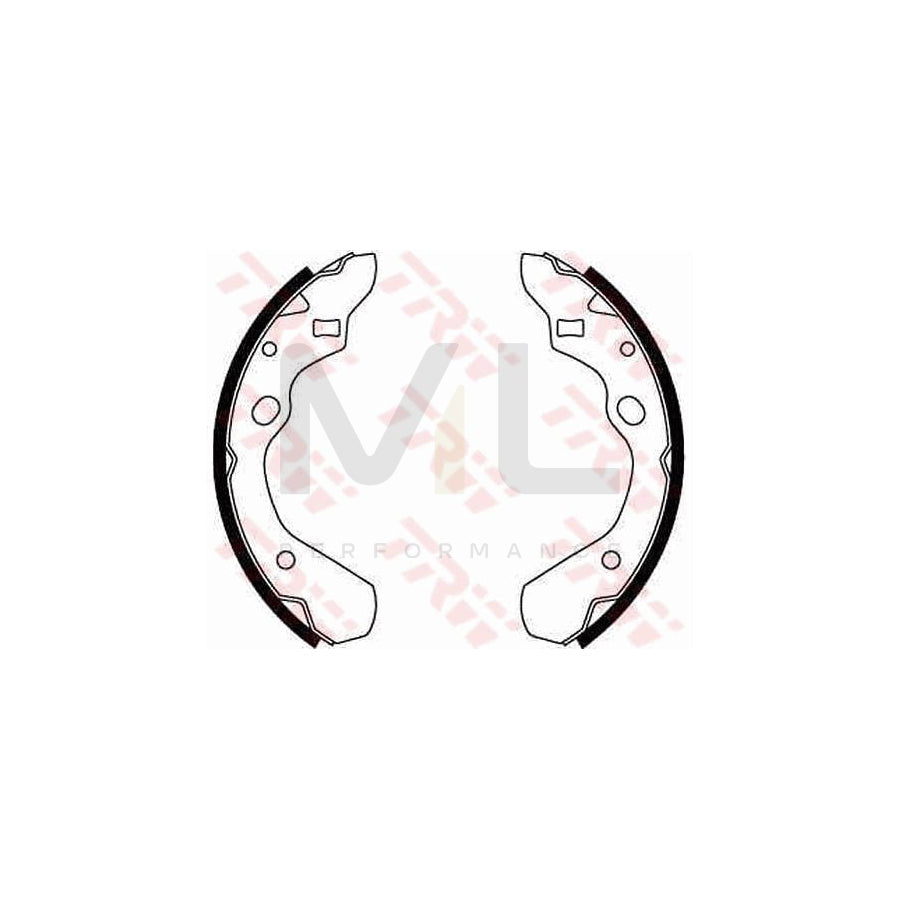TRW GS8290 Brake Shoe Set for MAZDA 323