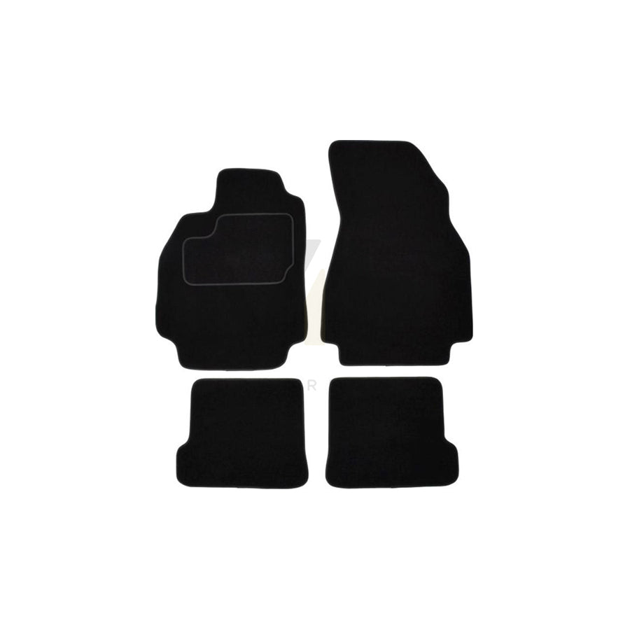 MAMMOOTH A041 RNT355 PRM 01 Floor mat set for RENAULT Megane II Coupﾃｩ-Cabriolet (EM) Textile, Front and Rear, Quantity: 4, Black