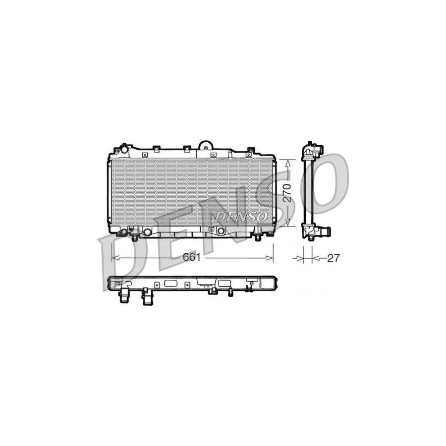 DENSO DRM09093 Engine Radiator