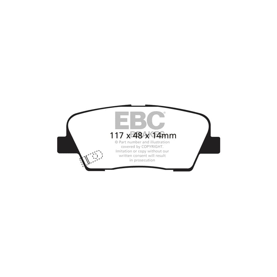 EBC PD40K901 Hyundai Kia Ultimax Pad & Plain Disc Kit 3 | ML Performance UK Car Parts