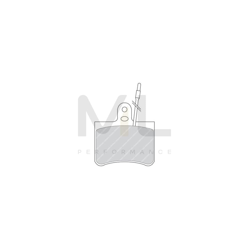 Ferodo Premier FDB98 Brake Pad Set Incl. Wear Warning Contact