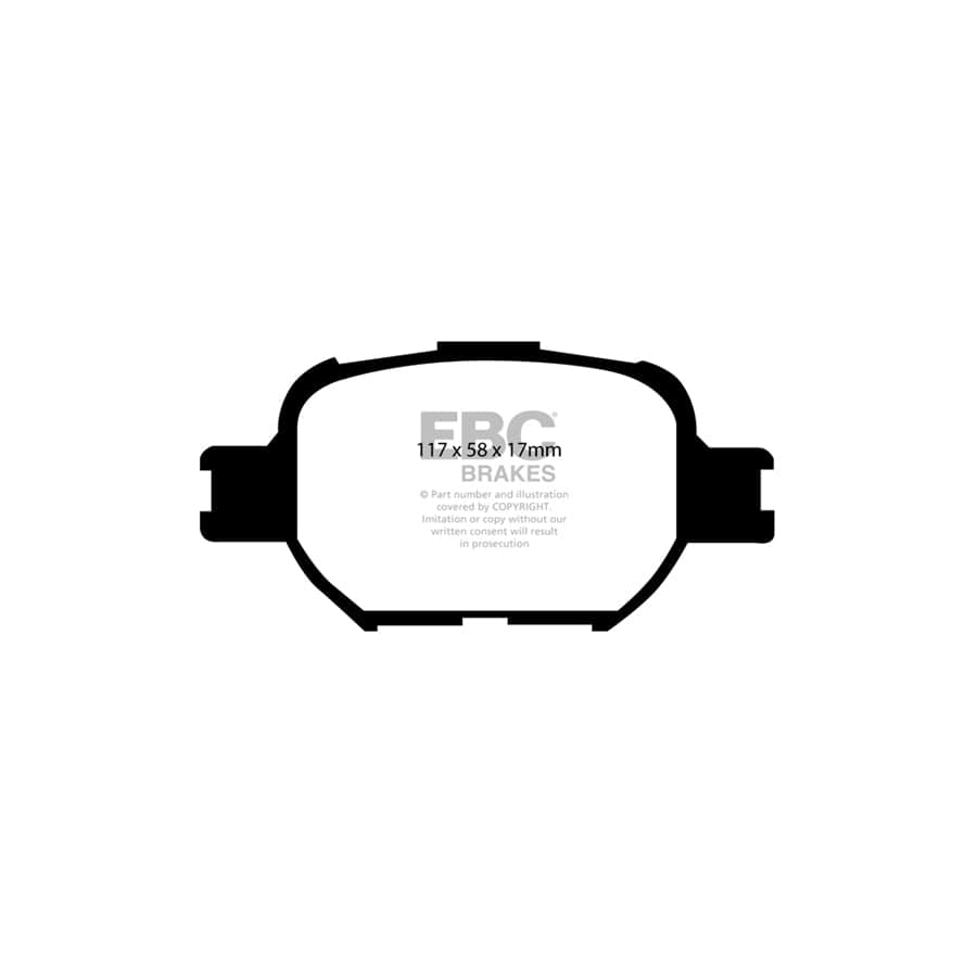 EBC PD08KF488 Toyota Corolla Yellowstuff Front Brake Pad & USR Disc K 2 | ML Performance UK Car Parts