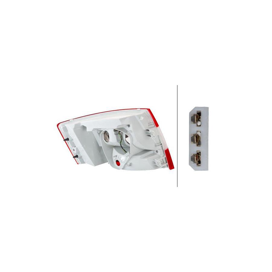 Hella 2SK 012 883-061 Rear Light For Skoda Octavia III Hatchback (5E3, NL3, NR3)