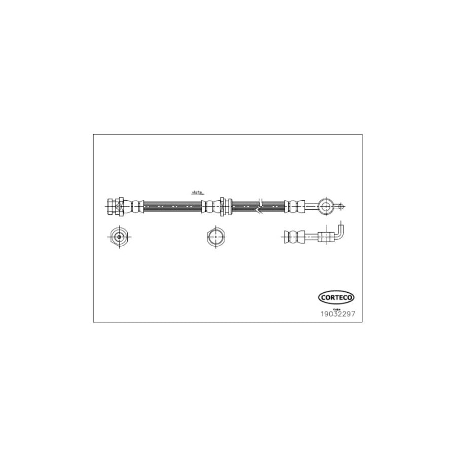 Corteco 19032297 Brake Hose