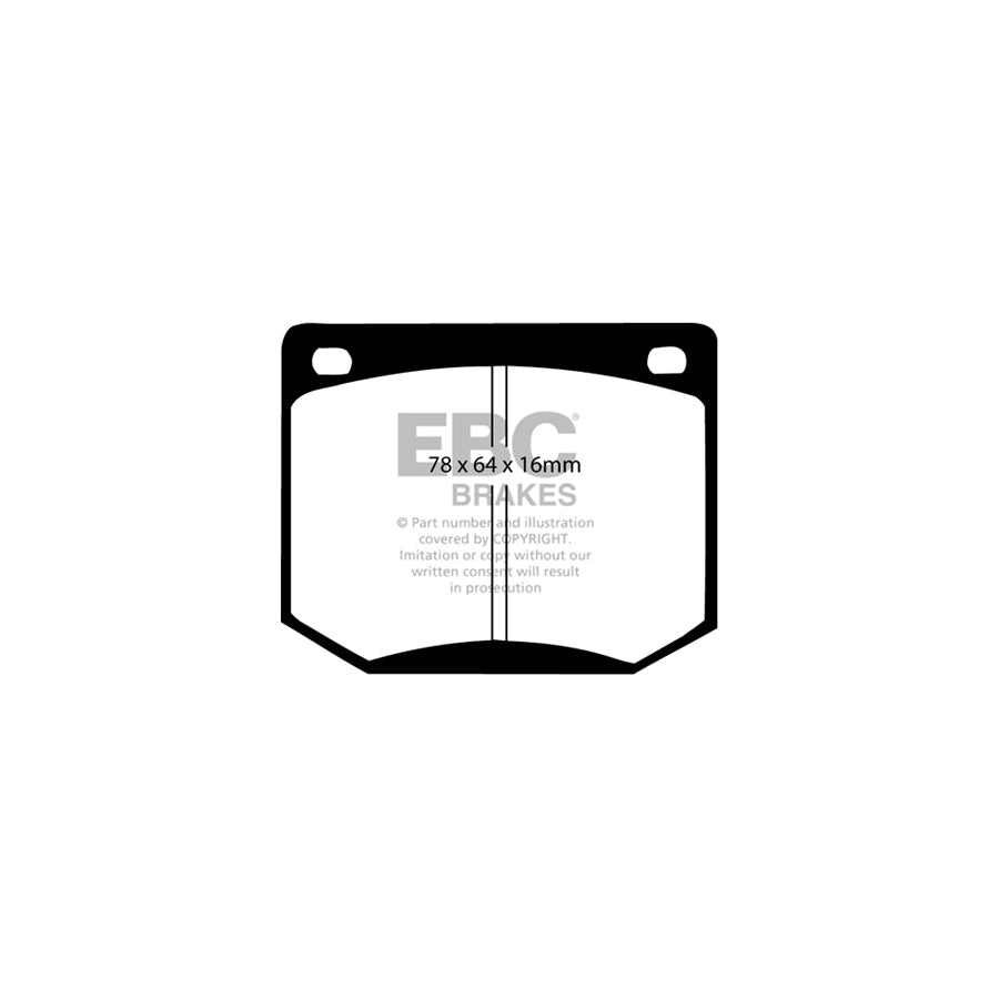 EBC PDKF1746 Saab 900 Ultimax Front Brake Pad & Plain Disc Kit - ATE Caliper 2 | ML Performance UK Car Parts