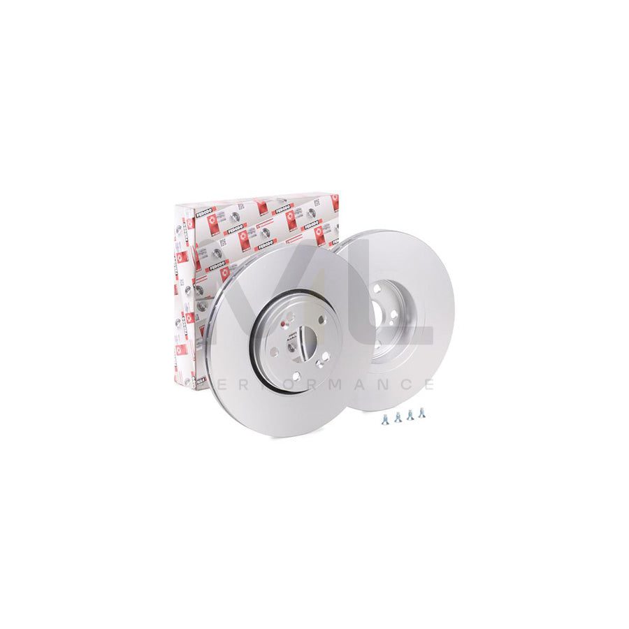 Ferodo DDF1405C-1 Brake Disc Premier High Carbon, Vented, Coated, With Bolts/Screws  - Pair