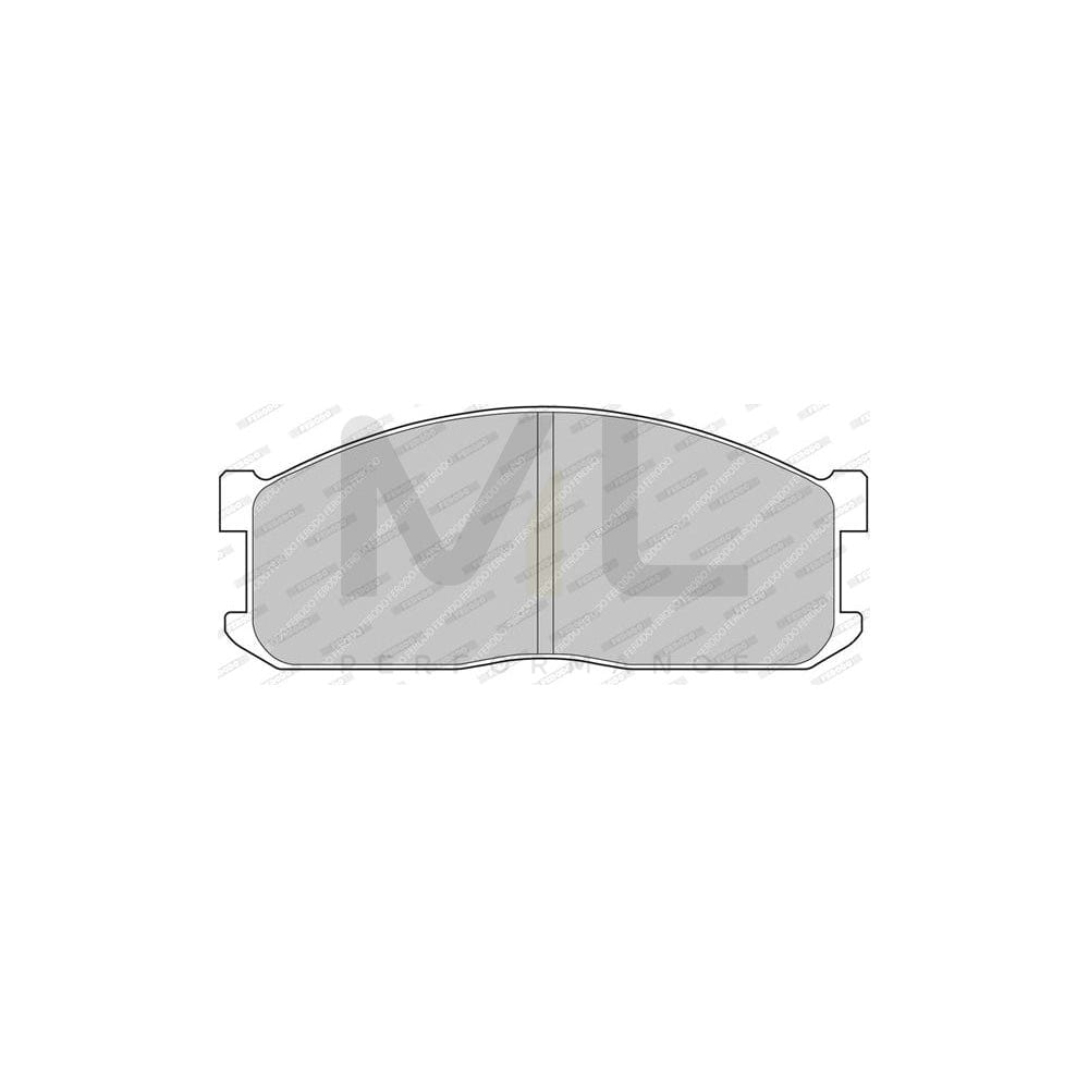 Ferodo Premier FVR547 Brake Pad Set Not Prepared for Wear Indicator