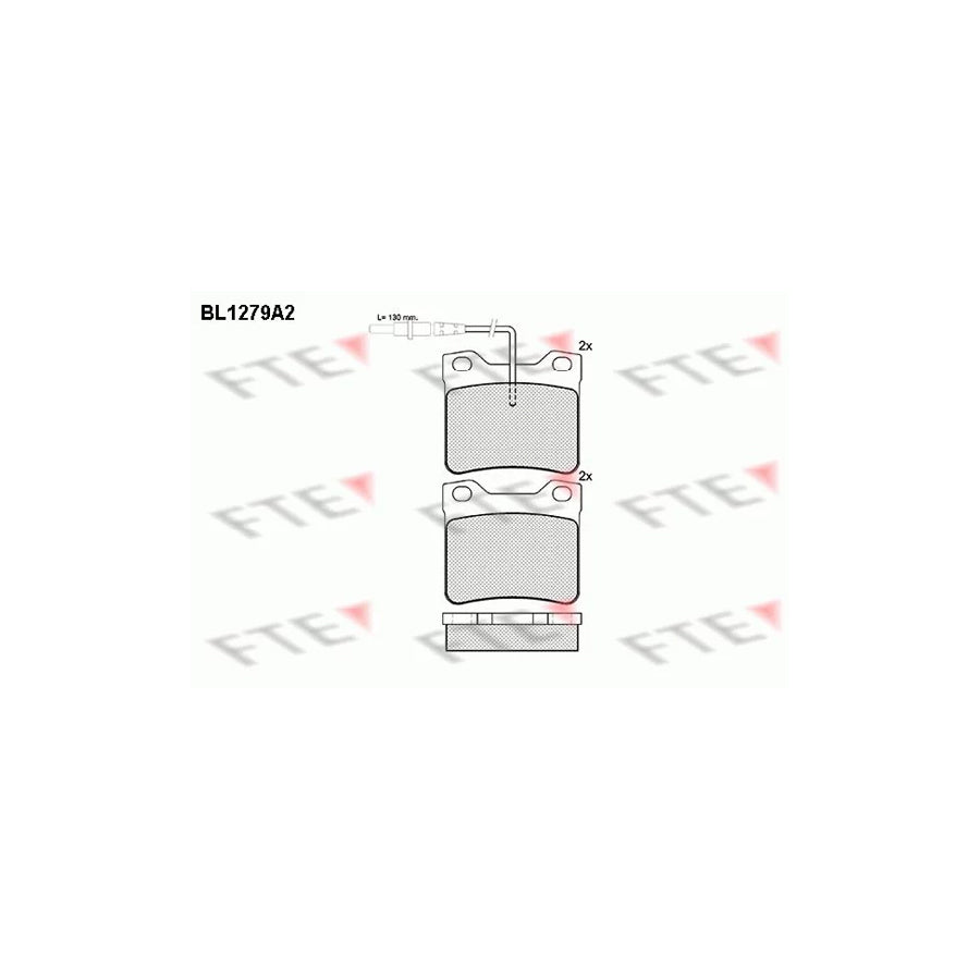 FTE 9010088 Brake Pad Set