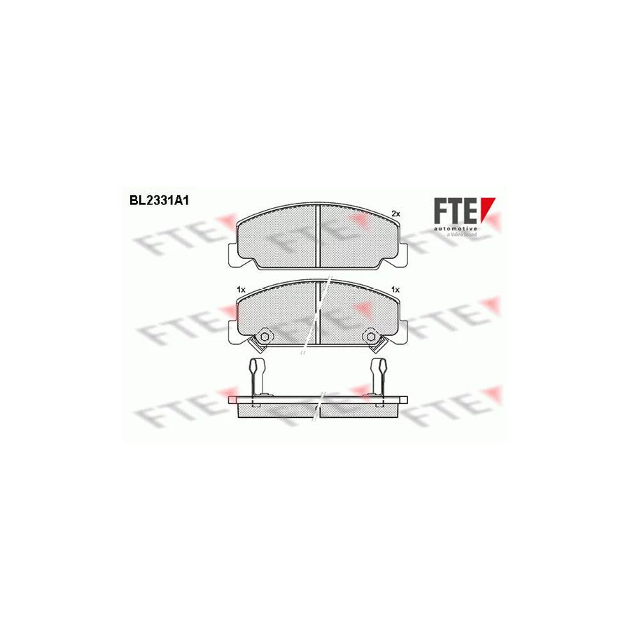 FTE 9011076 Brake Pad Set