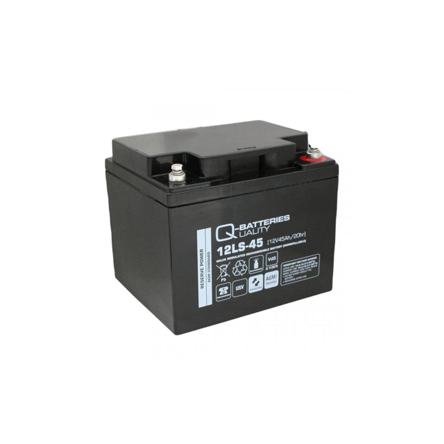 Q-Batteries 12LS45 12V 45Ah lead fleece battery / AGM VRLA with VdS