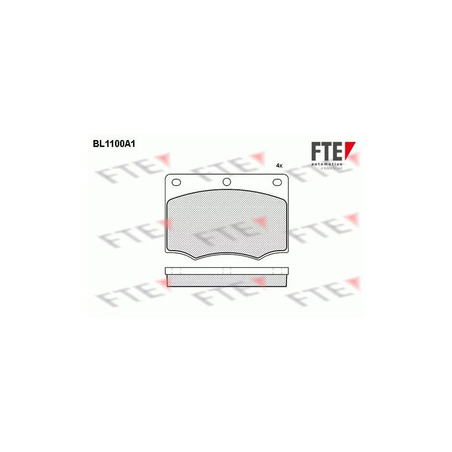 FTE 9011072 Brake Pad Set