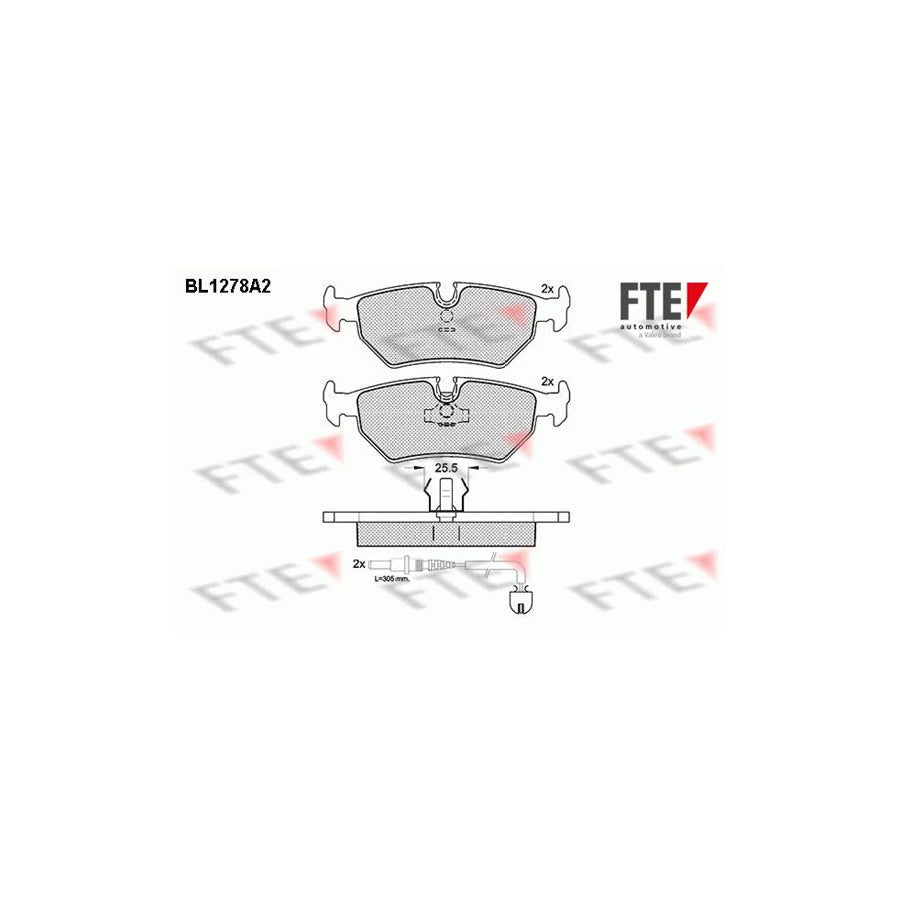 FTE 9010087 Brake Pad Set