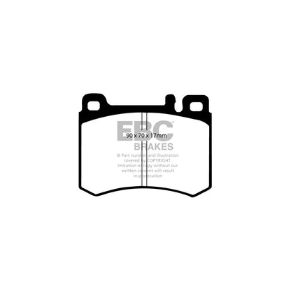 EBC DP681 Mercedes-Benz R107 Ultimax Front Brake Pads - ATE Caliper 2 | ML Performance UK Car Parts
