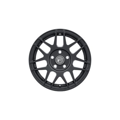 Forgestar F1727C063N26 17x5 F14 Drag Semi Concave 5x120.65 ET-26 BS2 Satin Black Drag Racing Wheel