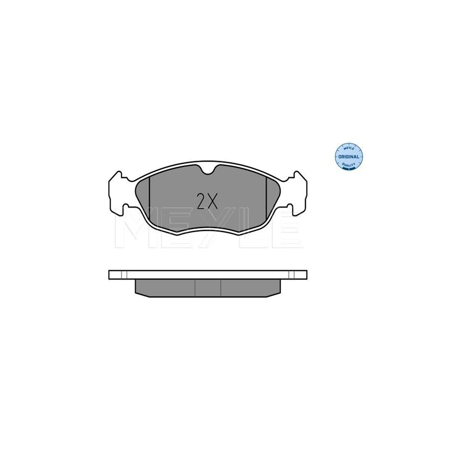 Meyle 025 214 3017/W Brake Pad Set