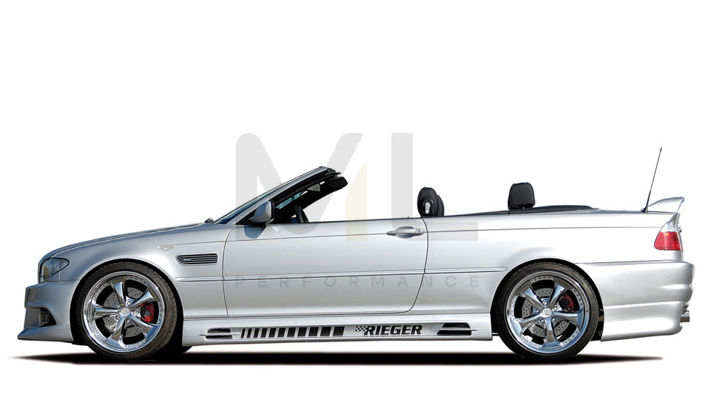 Rieger 00050228 BMW 3 Series E46 Side Skirt (Inc. M3) 8 | ML Performance UK Car Parts