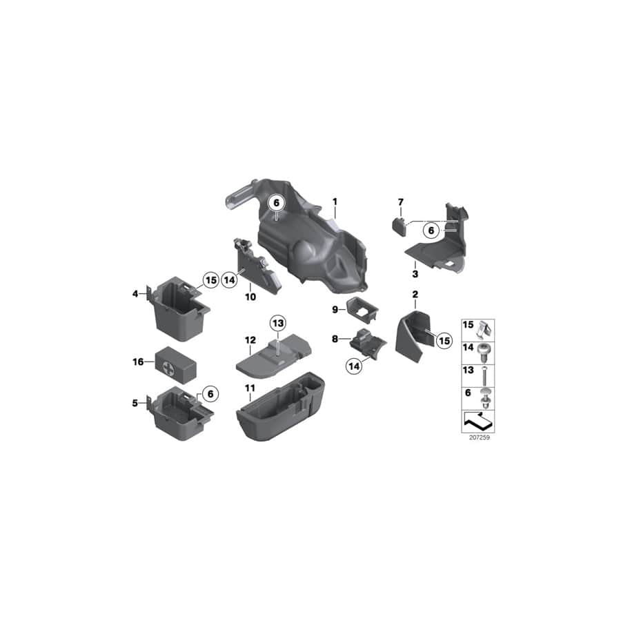 Genuine BMW 51479128471 E89 Rear Left Trunk Trim (Inc. Z4 18i, Z4 23i & Z4 28i)