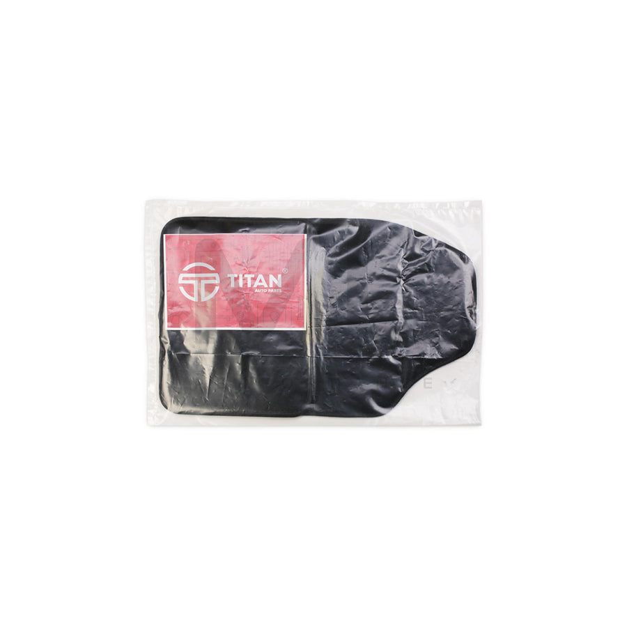 TITAN Universal fit 0000122.0000215 Floor mat set Textile, Front and Rear, Quantity: 4, Black