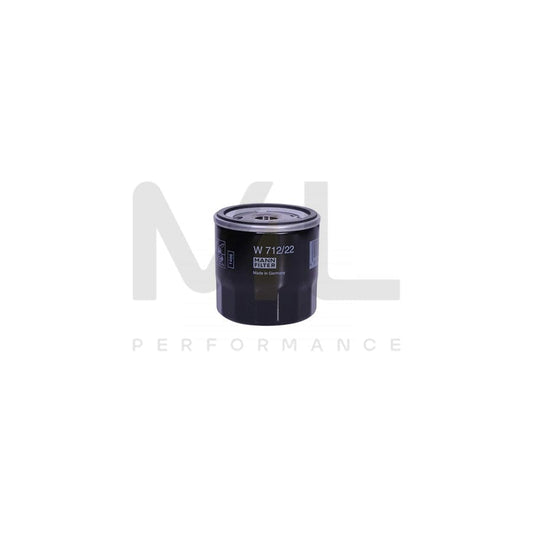 MANN-FILTER W 712/22 Oil Filter Spin-on Filter