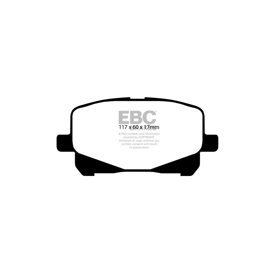EBC DP1399 Toyota Ultimax Front Brake Pads - Sumitomo Caliper (Inc. Estima, Lucida, Previa) 2 | ML Performance UK Car Parts