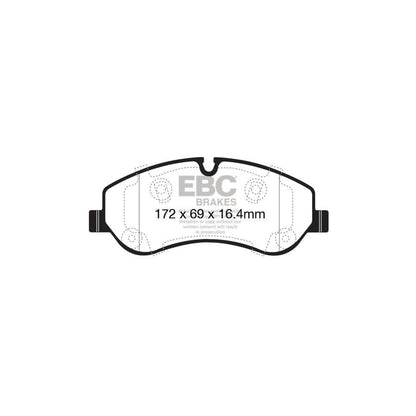 EBC PD03KF1464 Ford Yellowstuff Front Brake Pad & Plain Disc Kit 2 | ML Performance UK Car Parts