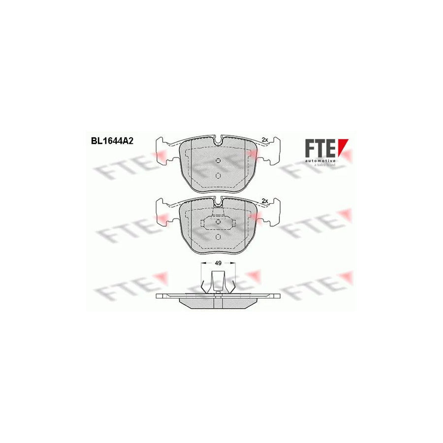 FTE Bl1644A2 Brake Pad Set