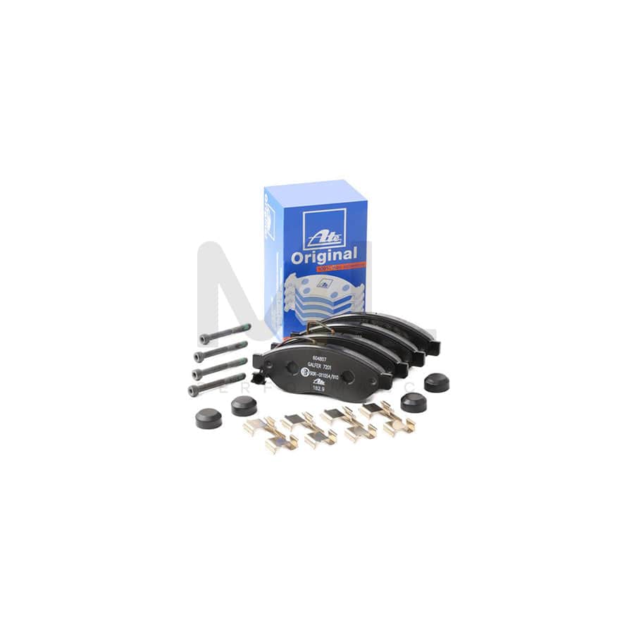 ATE 13.0460-4807.2 Brake pad set incl. wear warning contact, with brake caliper screws, with accessories