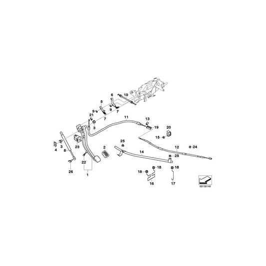 Genuine BMW 35511161500 E38 Connection Piece (Inc. 735iL, 750iLP & L7)