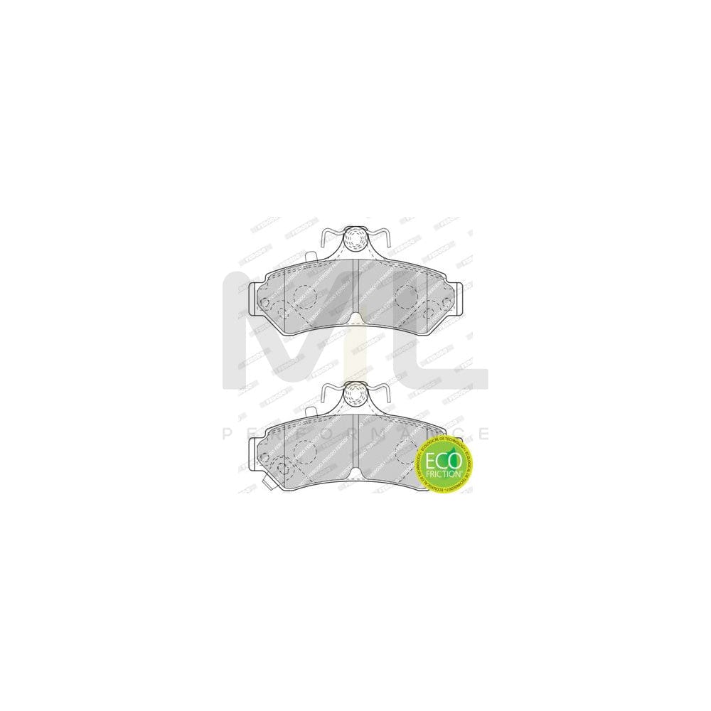Ferodo Premier Eco Friction FDB4457 Brake Pad Set for Toyota Camry With Acoustic Wear Warning, With Accessories